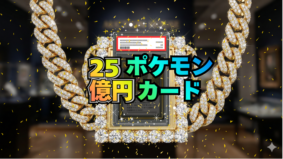 史上最高25億円!ポケモンカード「イラストレーター」高騰の理由を解説