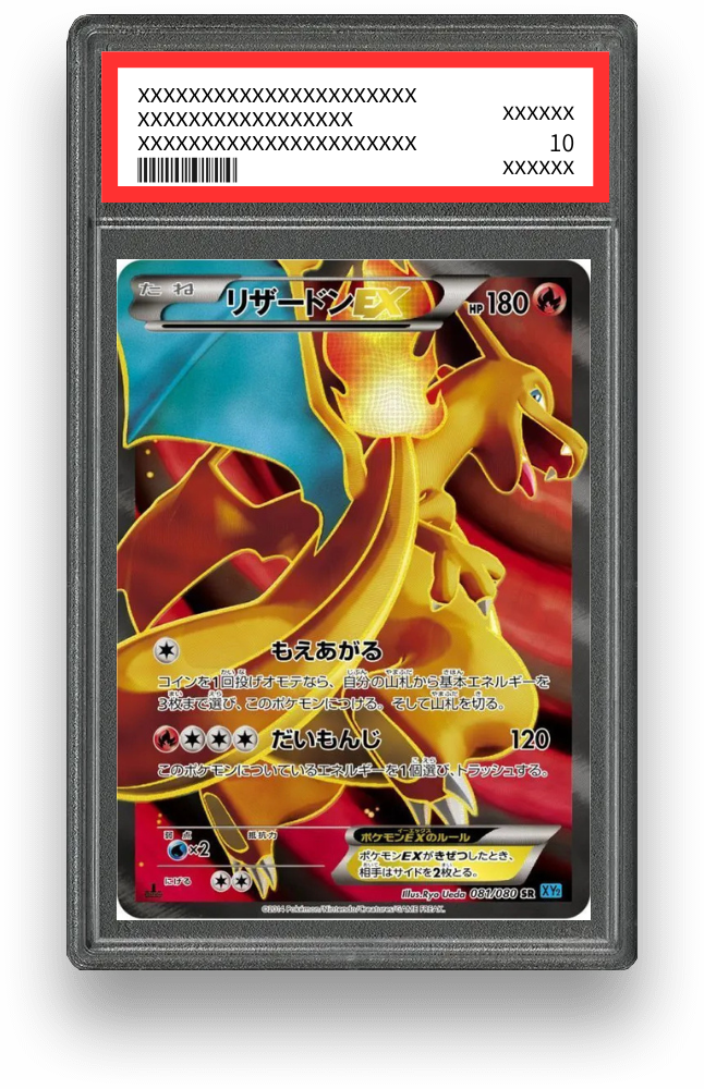 リザードンEX SRのPSA10イメージ画像