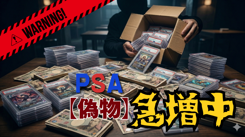 ポケカ高騰とPSA偽物急増