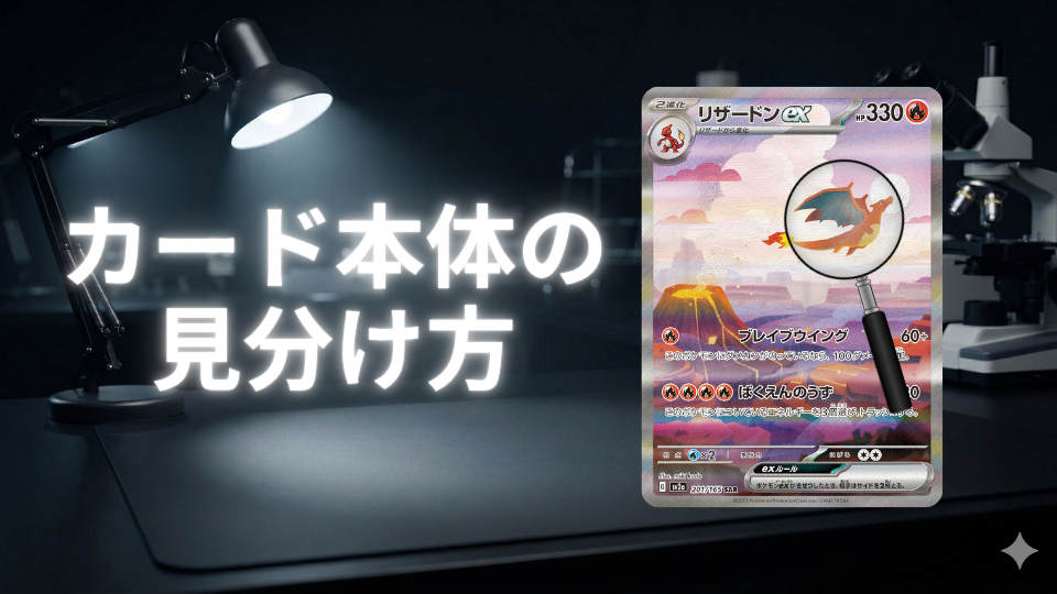 カード本体の見分け方