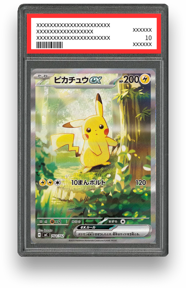ピカチュウexのPSA10イメージ画像