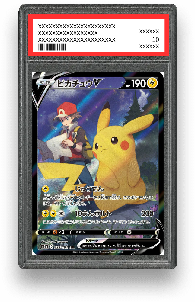 ピカチュウV CSRのPSA10イメージ画像