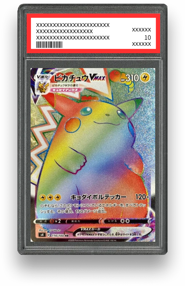 ピカチュウVMAX HRのPSA10イメージ画像