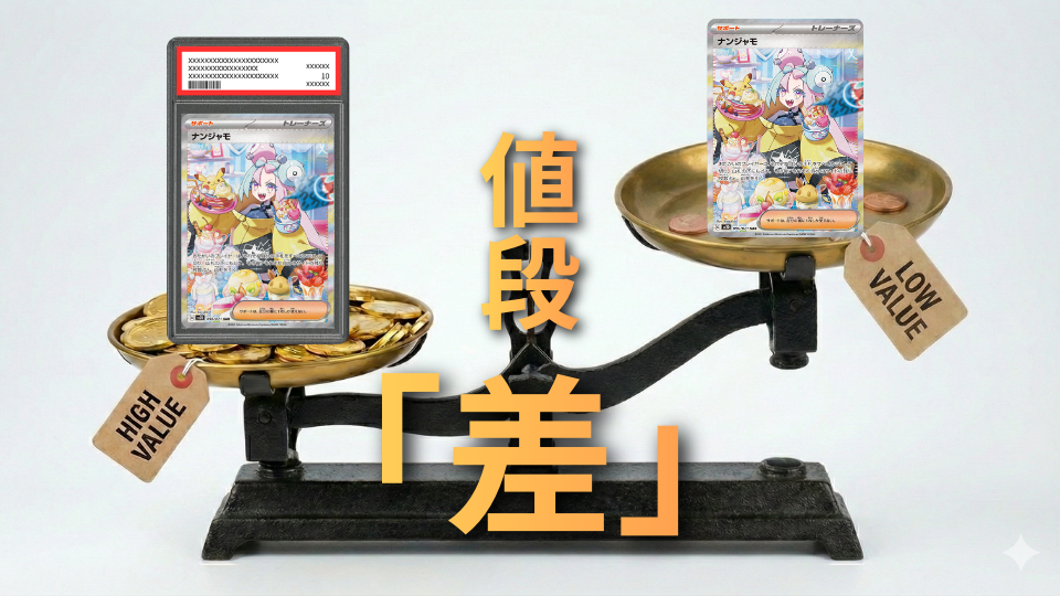 PSA10と未鑑定品の値段「差」