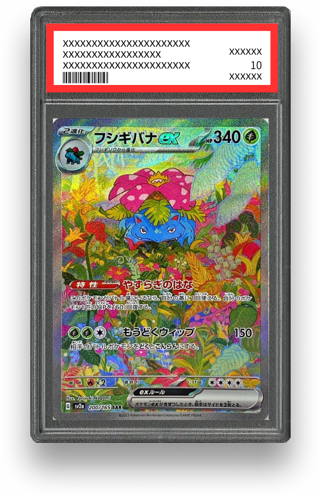 フシギバナex SARのPSA10イメージ画像
